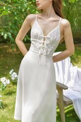 Charlotte  Lace Mini Slip Dress